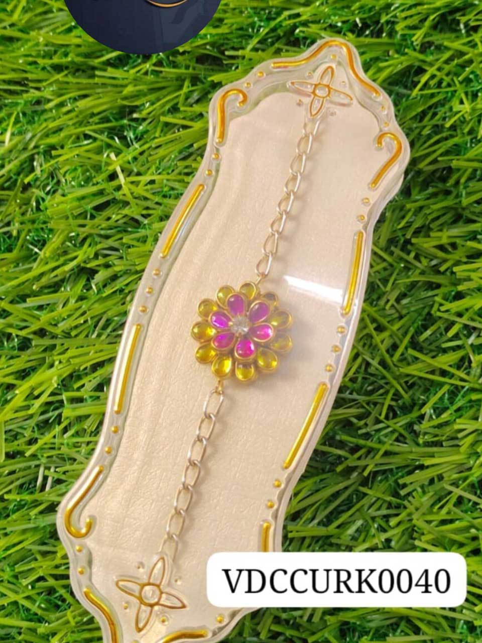 Silver Style Rakhi-Handcrafted