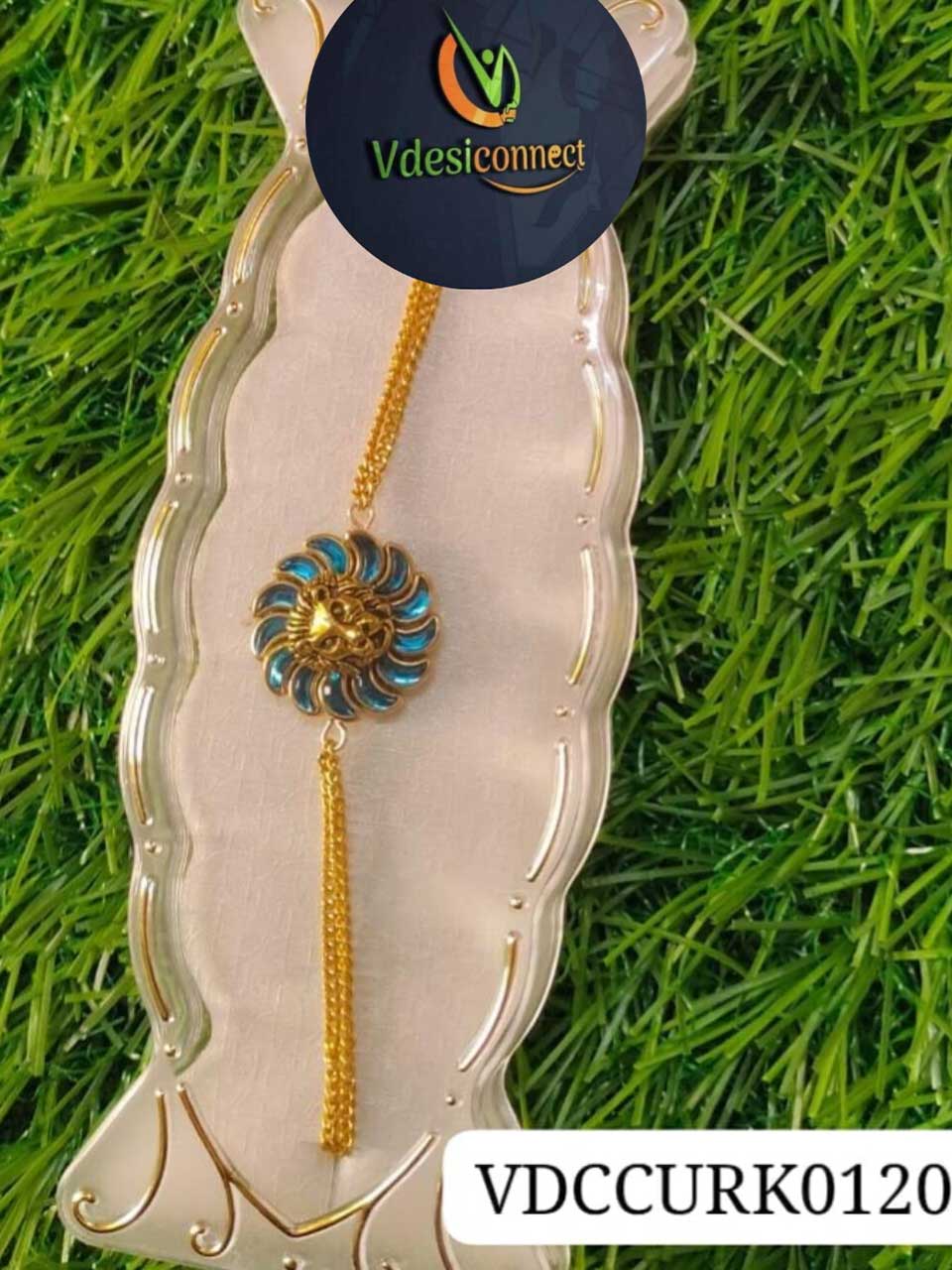 Lion Pendant Rakhi-Handcrafted