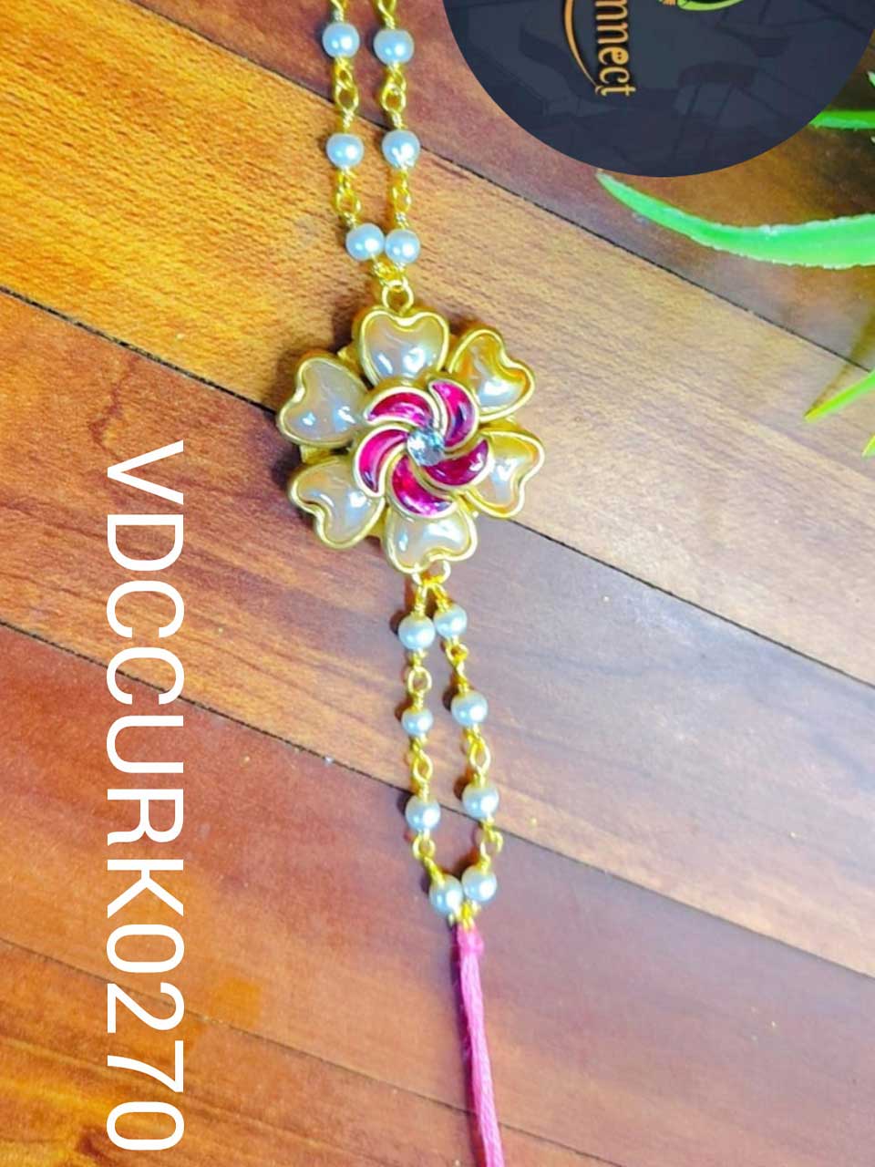 Premium pearls Rakhi -Handcrafted