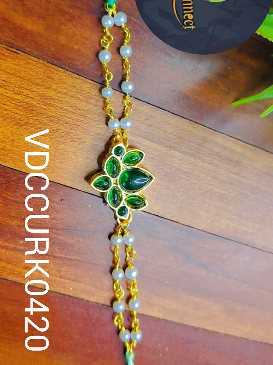 Premium Lotus Rakhi -Handcrafted