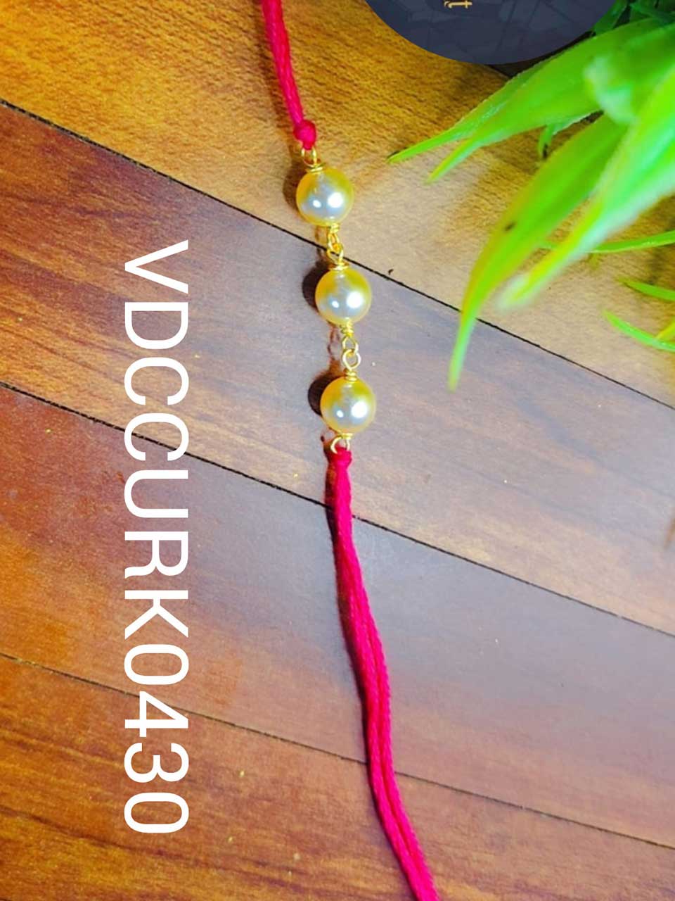 premium pearls Rakhi -Handcrafted