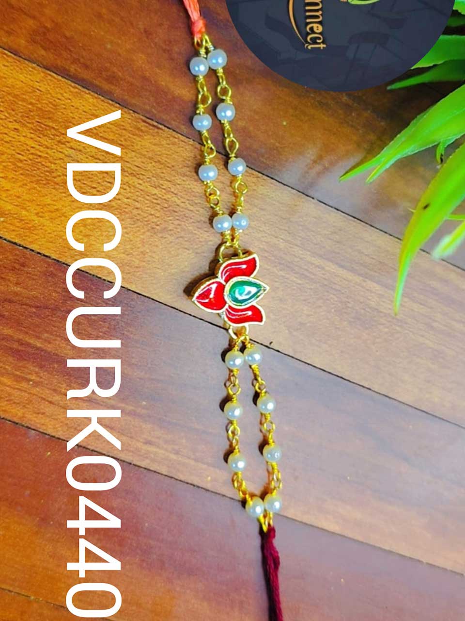 Premium Kundans Rakhi-Handcrafted