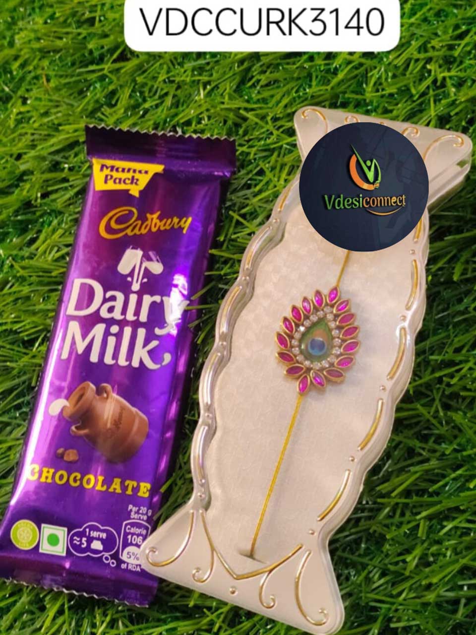Invisible Rakhi With Chocolate
