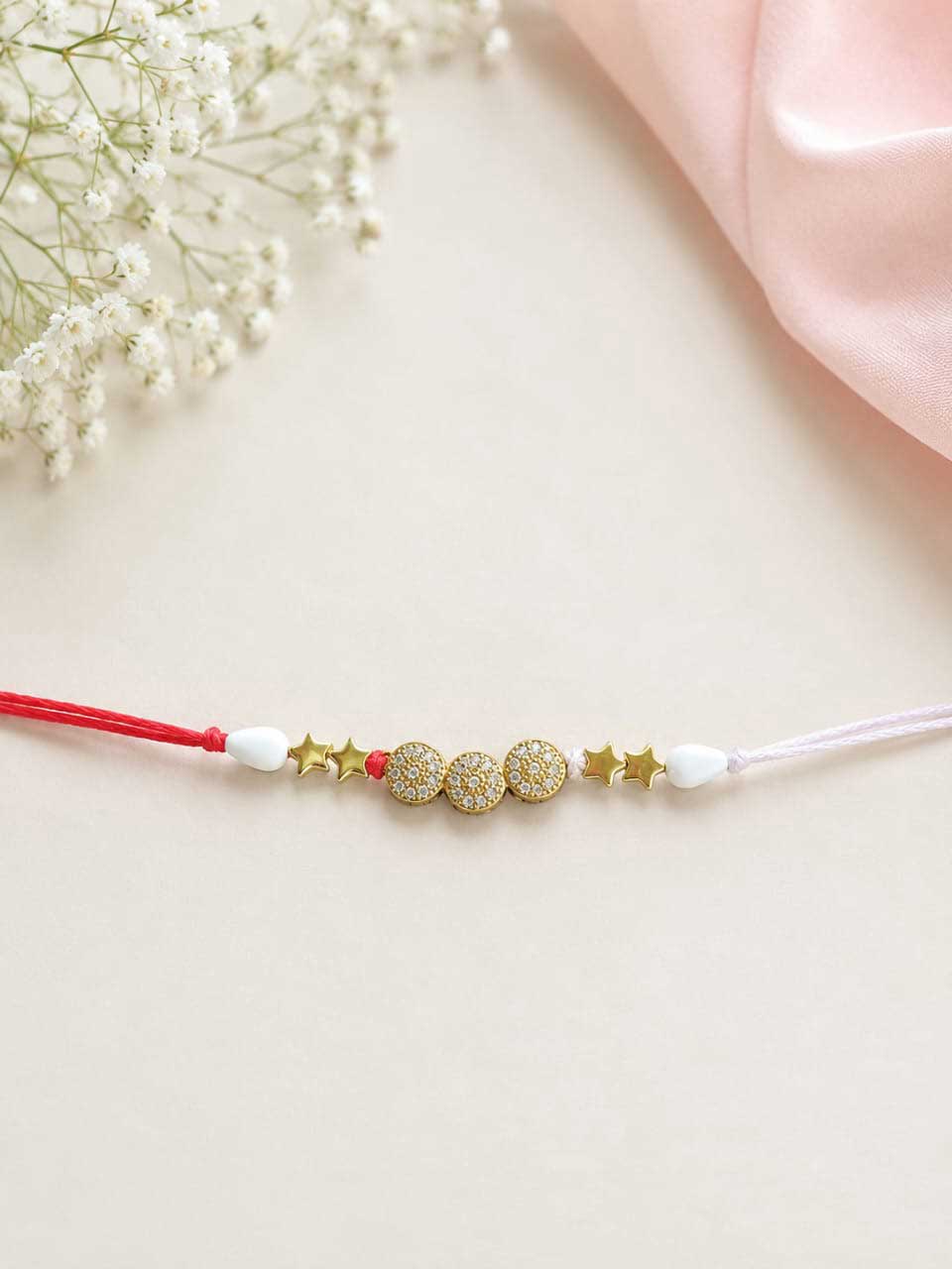 Kundan Stone Rakhi